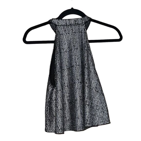 STELLA LUCE Silver And Black Blouse Size Large - Picture 2 of 4